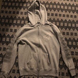 Miami heat zip up brand new